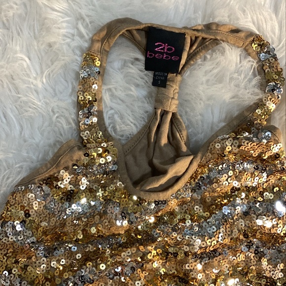 Bebe sequin top - Picture 1 of 3